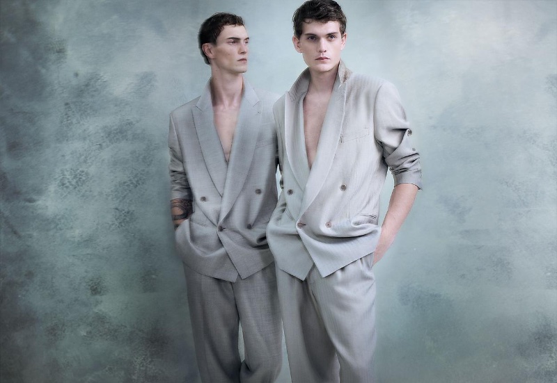Giorgio Armani Spring Summer 2023 Men Luc Defont-Saviard Julien Pernot » Giorgio Armani Spring 2023: Elegance Meets Fluidity Giorgio Armani Spring Summer 2023 Men Luc Defont-Saviard Julien Pernot