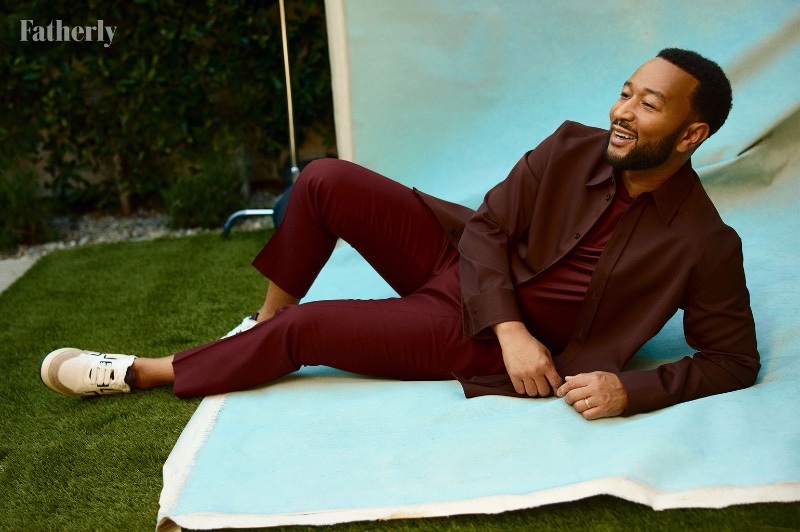 John Legend Smiling Photoshoot 2023 Fatherly Monochrome Style » John Legend Gets Candid in Fatherly Interview John Legend Smiling Photoshoot 2023 Fatherly Monochrome Style