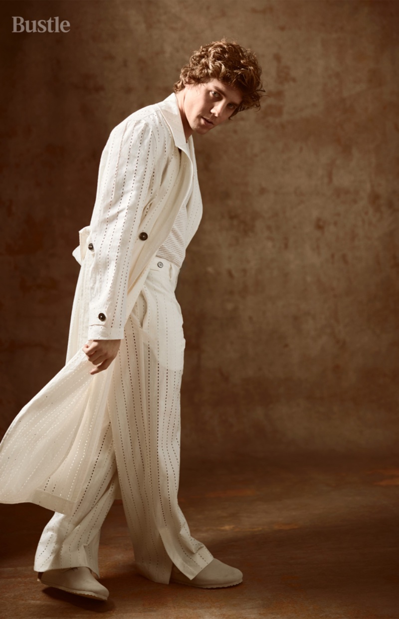 Lukas Gage Actor Photoshoot Emporio Armani Bustle 2023 Lukas Gage Actor Photoshoot Emporio Armani Bustle 2023
