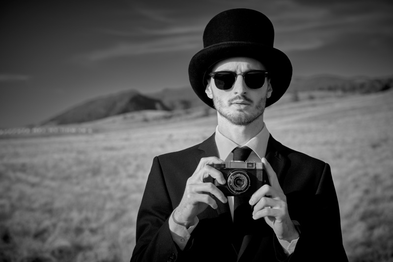Man Vintage Style Top Hat Sunglasses Camera » How to Rock Vintage Style Man Vintage Style Top Hat Sunglasses Camera