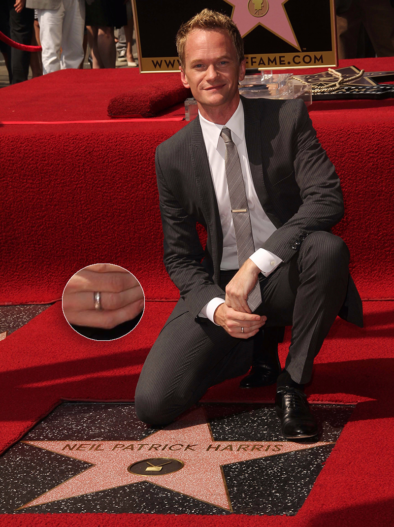 Neil Patrick Harris Wedding Band Wedding Ring » Discover 7 Male Celebrities with Chic Wedding Rings Neil Patrick Harris Wedding Band Wedding Ring