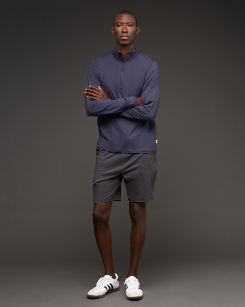 Onia Everyday Half Zip Short » Meet Your New Favorite Leisure Essentials: Onia's Everyday Series Onia Everyday Half Zip Short