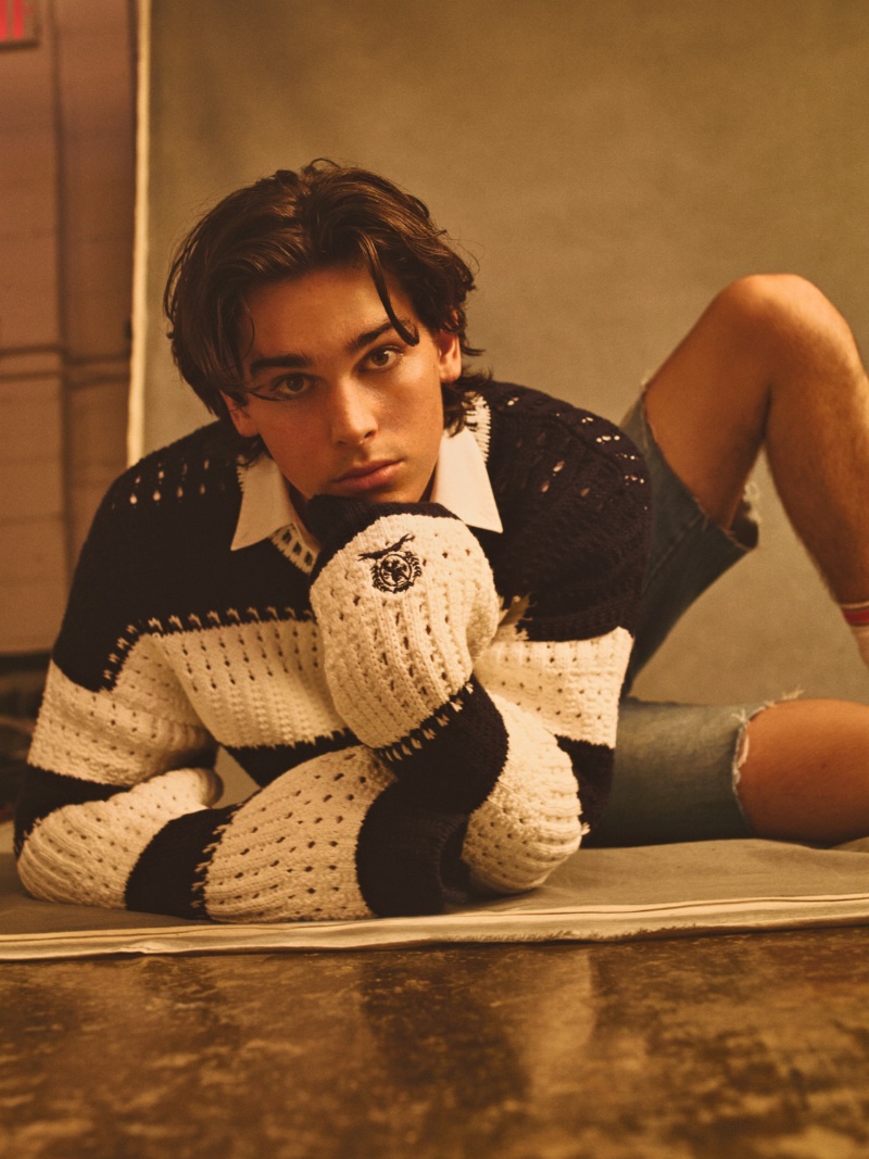Paris Brosnan Studio Sweater Nautical Tommy Hilfiger Classics Reborn Campaign 2023 » Paris & Dylan Brosnan + More Star in Tommy Hilfiger Campaign Paris Brosnan Studio Sweater Nautical Tommy Hilfiger Classics Reborn Campaign 2023