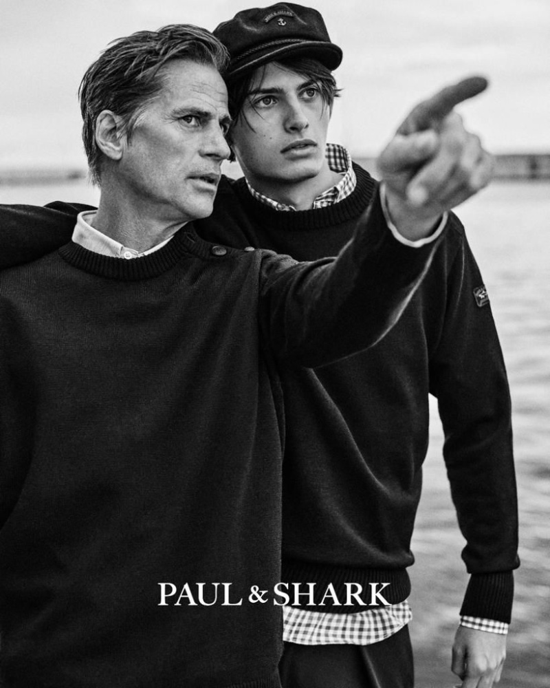 The spring-summer 2023 campaign for Paul & Shark features Mark Vanderloo and his son Mark Vanderloo Jr. as the stars. » The Vanderloos Take to the Beach for Paul & Shark Campaign The spring-summer 2023 campaign for Paul & Shark features Mark Vanderloo and his son Mark Vanderloo Jr. as the stars.