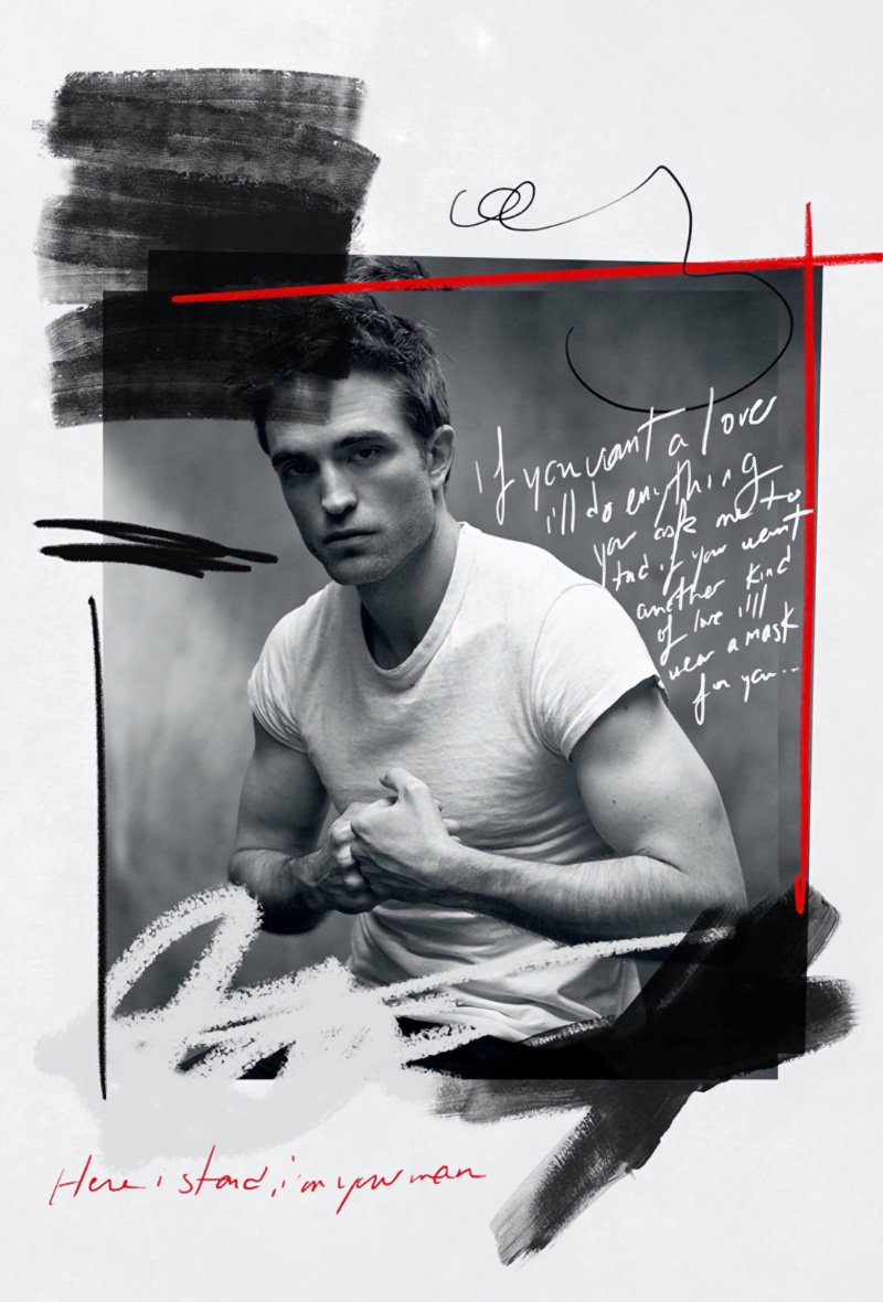 Robert Pattinson Dior Homme Sport Campaign White T-shirt