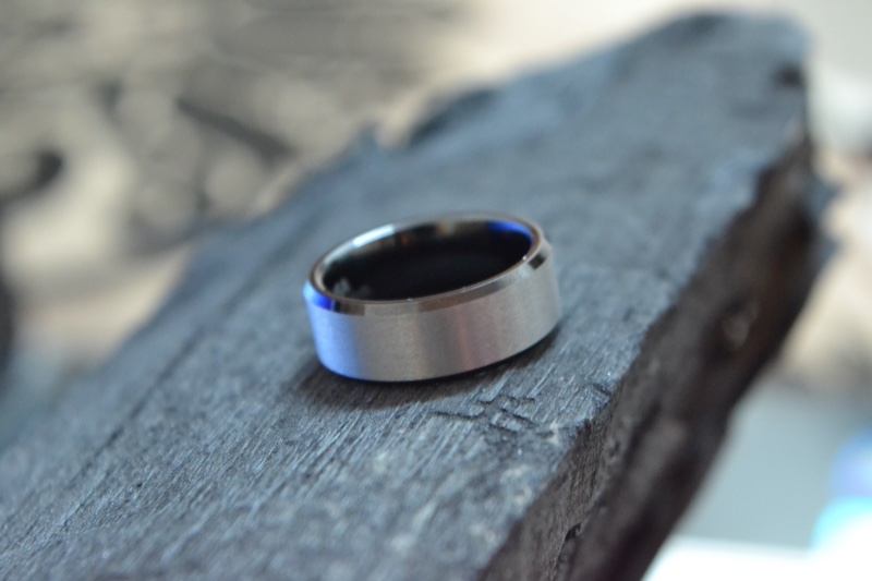 Silver Tungsten Ring