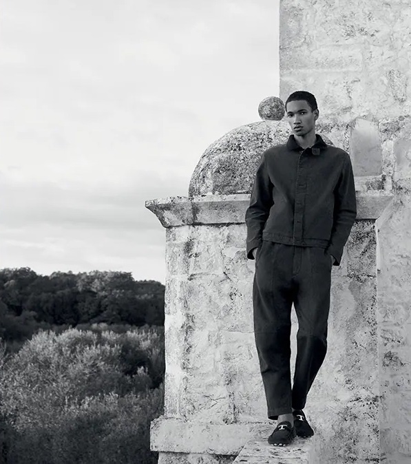 Tods Spring Summer 2023 Campaign Black and White Image