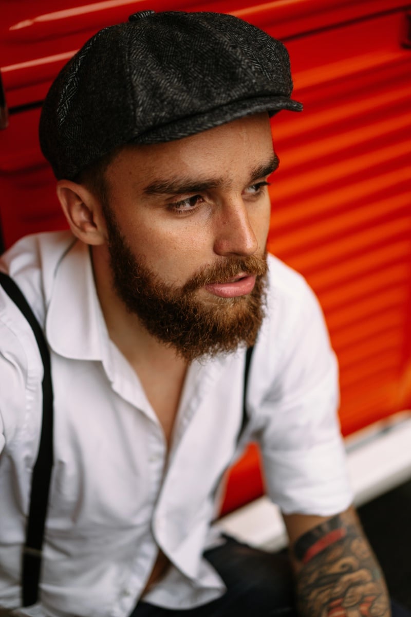 Vintage Hipster Style Men Flat Cap