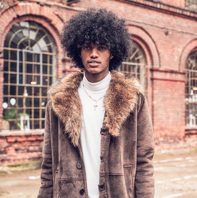 Young Man Curly Afro Vintage Style Jacket » How to Rock Vintage Style Young Man Curly Afro Vintage Style Jacket
