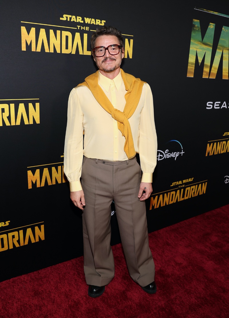 Actor Pedro Pascal Red Carpet » Pedro Pascal's Retro-Inspired Style at The Mandalorian Event Actor Pedro Pascal Red Carpet