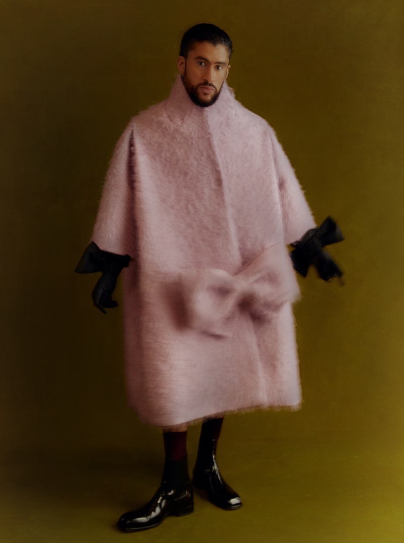 Bad Bunny TIME Photoshoot Maison Margiela 2023 » Bad Bunny Makes History in Willy Chavarria for Spanish TIME Cover Bad Bunny TIME Photoshoot Maison Margiela 2023