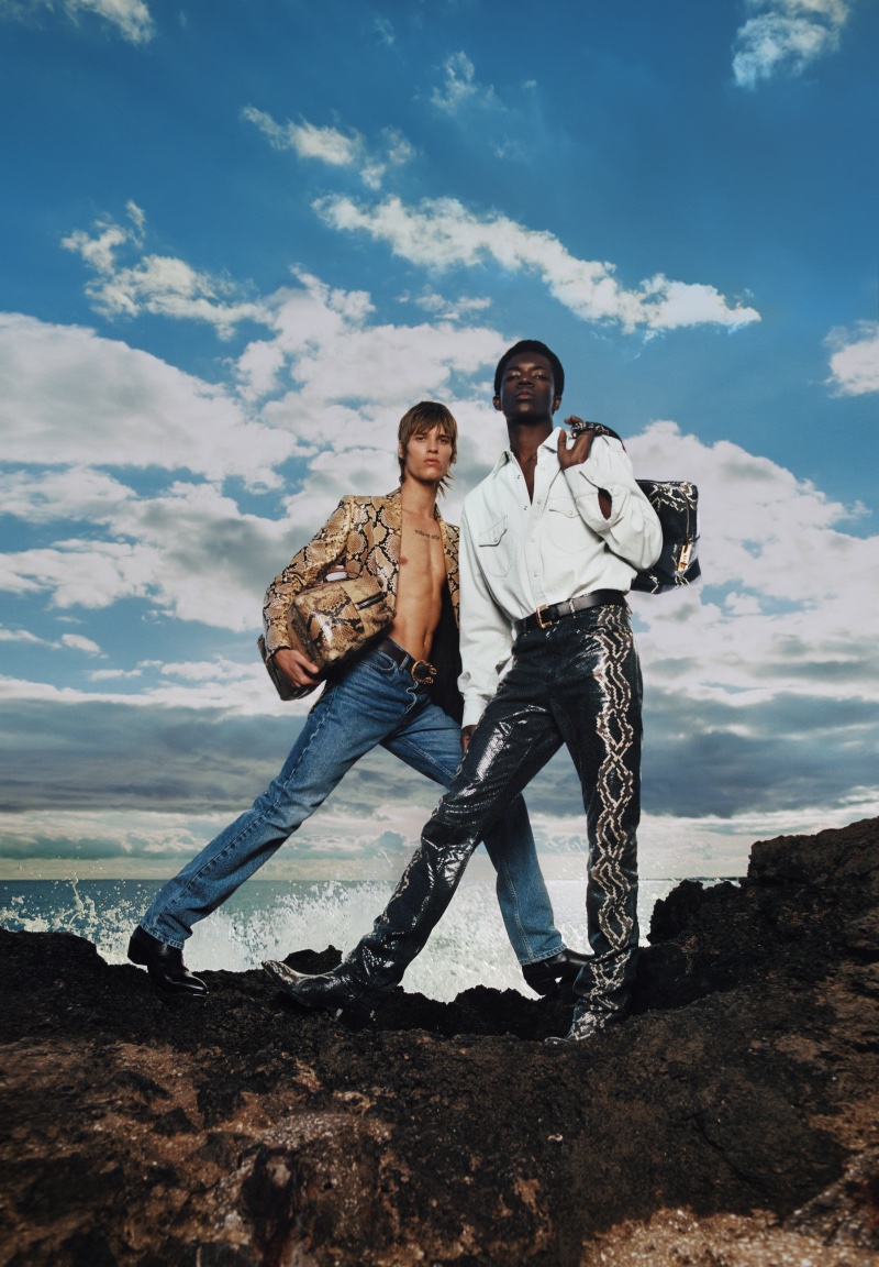 Bally Spring Summer 2023 Campaign Men Yeray Allgayer Feranmi Ajetomobi