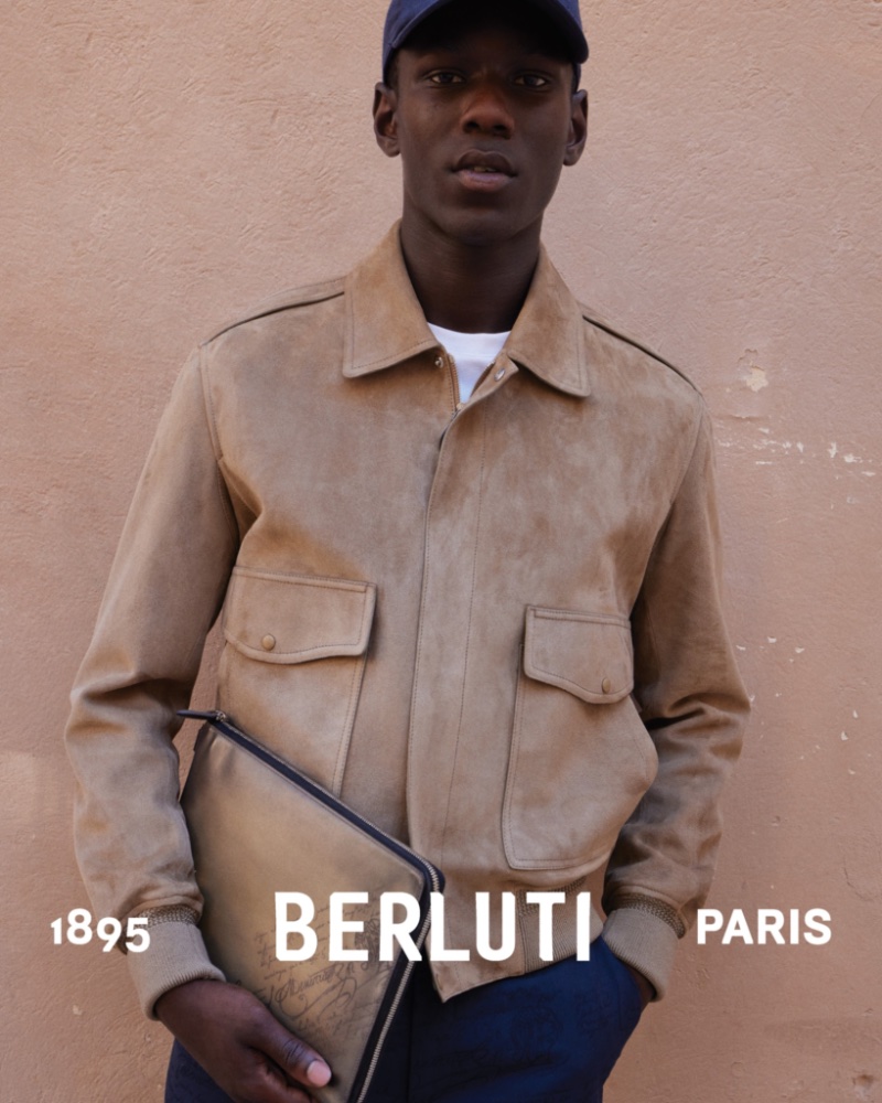 Cheikh Dia Berluti Spring 2023 Campaign » Berluti Spring 2023 Campaign Proposes Luxe Leisure Cheikh Dia Berluti Spring 2023 Campaign