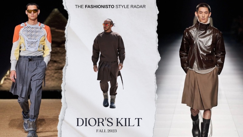 Dior Men Fall 2023: The Kilt Takes Center Stage