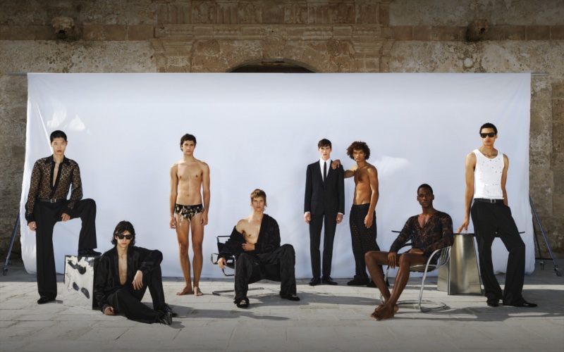 Dolce & Gabbana unveils its spring-summer 2023 Re-edition collection for men. 