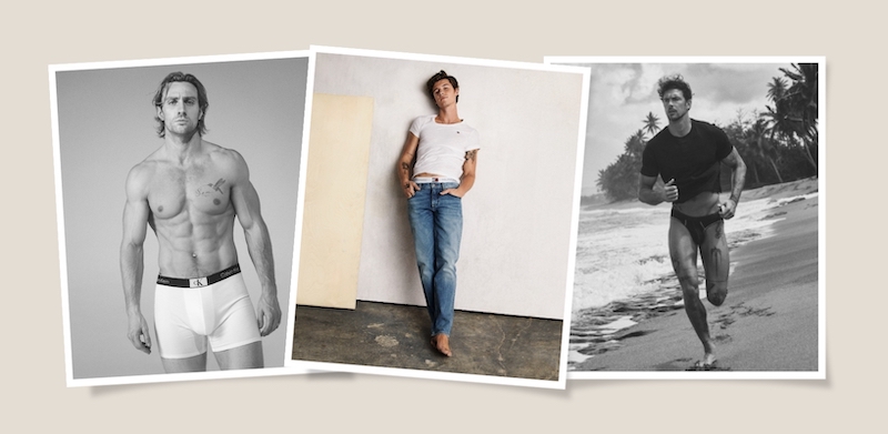 Revue de la semaine : Aaron Taylor-Johnson pour Calvin Klein, Shawn Mendes pour Tommy Hilfiger et Christian Hogue pour 2(X)IST