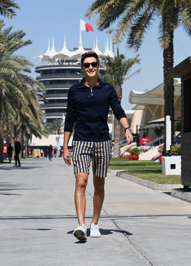 George Russell Tommy Hilfiger Bahrain 2023 001