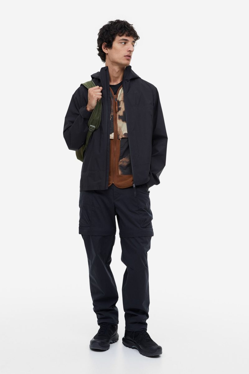 H&M Water-repellent Convertible Hiking Pants » H&M Move Outdoor Collection: Adventure Meets Chic Style H&M Water-repellent Convertible Hiking Pants