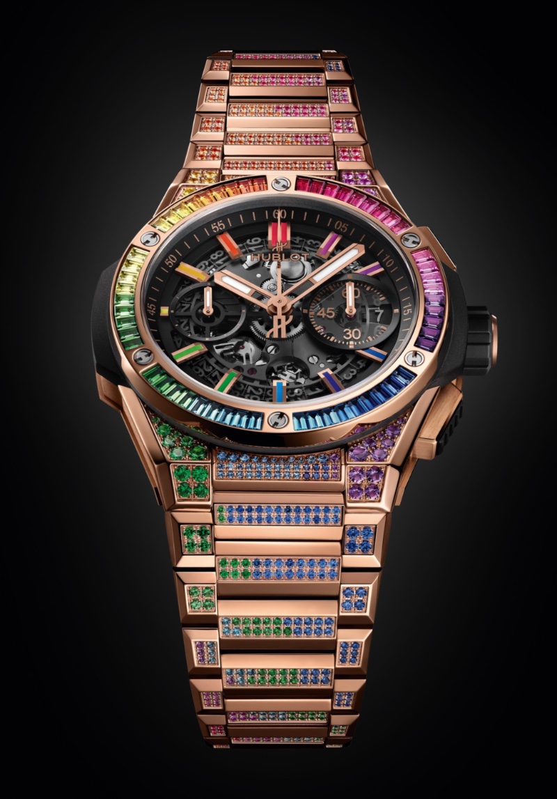 Hublot Big Bang Integrated King Gold Rainbow Timepiece » Bolder & Brighter: Hublot Timepieces at LVMH Watch Week 2023 Hublot Big Bang Integrated King Gold Rainbow Timepiece