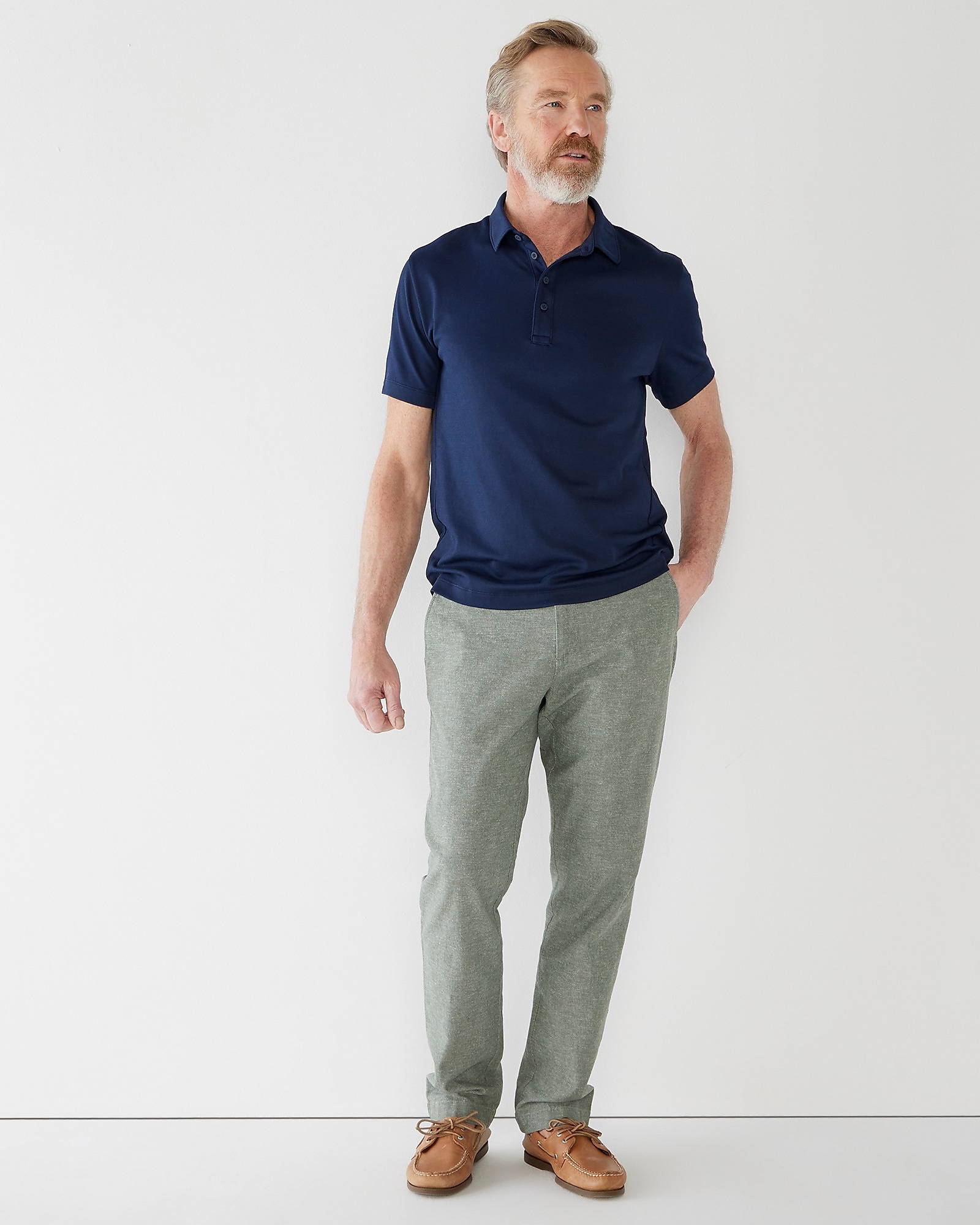 J Crew 770™ Straight-fit chino pant in stretch slub cotton-linen » Chino Pants for Men: Style Tips & Outfit Ideas J Crew 770™ Straight-fit chino pant in stretch slub cotton-linen
