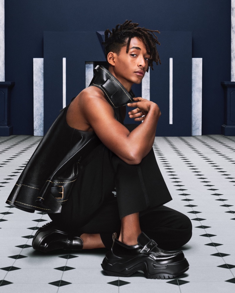 Jaden Smith Moonwalks in LV Archlight 2.0 for Louis Vuitton