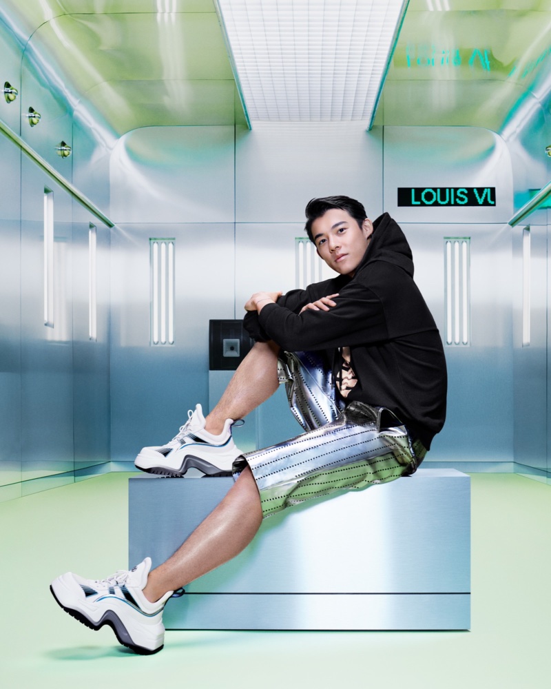 Louis Vuitton Archlight Campaign 2023 Sam Li » Sam Li & Jaden Smith Front Louis Vuitton LV Archlight 2.0 Campaign Louis Vuitton Archlight Campaign 2023 Sam Li