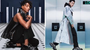 Sam Li & Jaden Smith Front Louis Vuitton LV Archlight 2.0 Campaign
