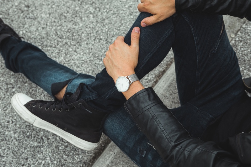 Man Steel Watch Crop Man Steel Watch Crop