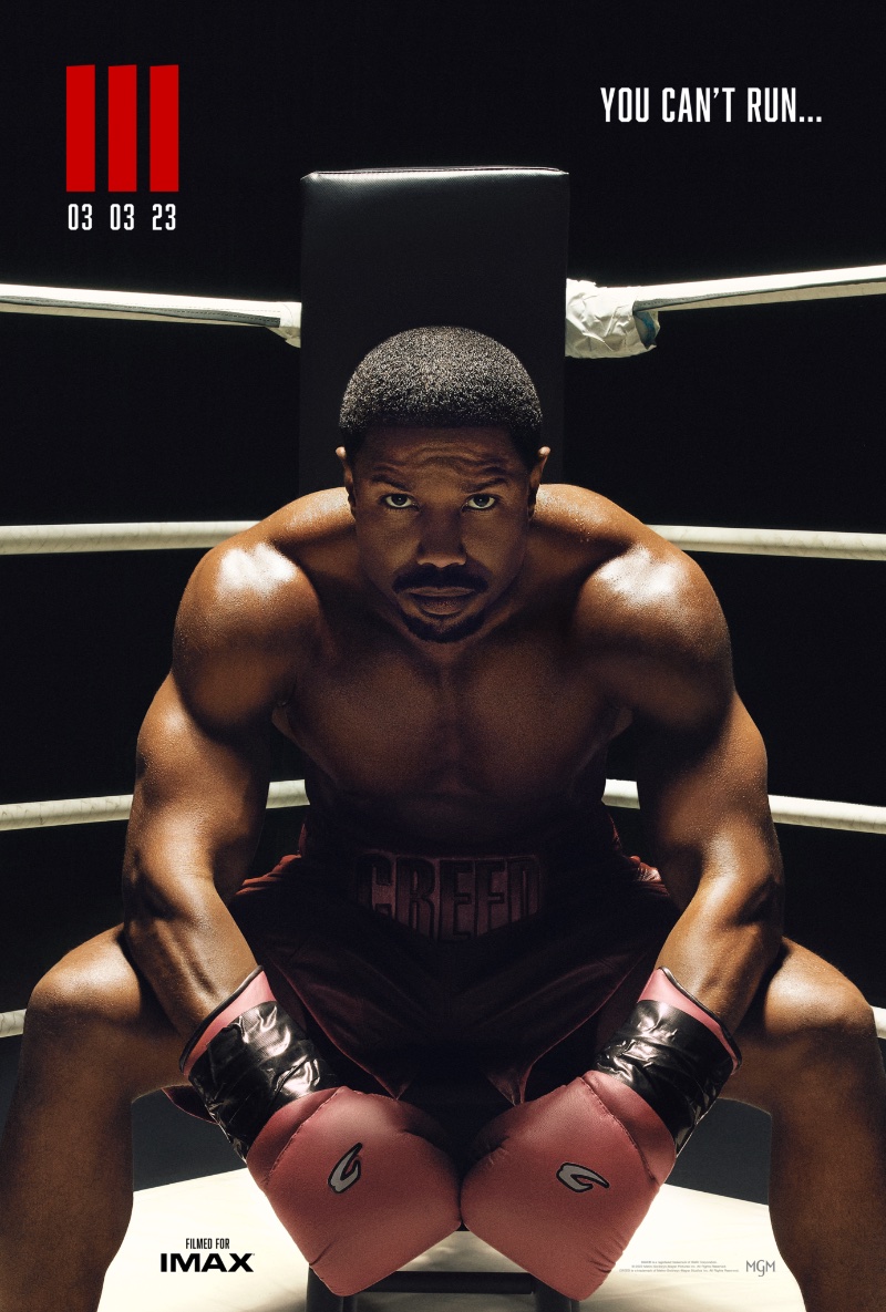 Michael B Jordan Adonis Creed III Poster » Michael B Jordan Shines in Ralph Lauren for Creed III Michael B Jordan Adonis Creed III Poster