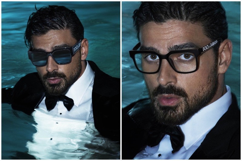 Michele Morrone Dolce & Gabbana 2023 Eyewear Campaign