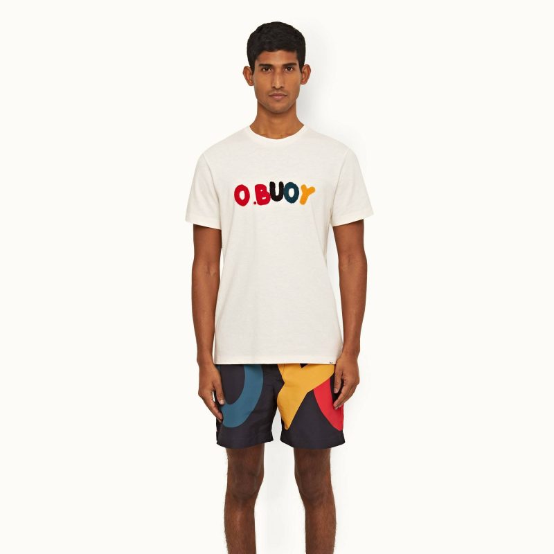 Orlebar Brown OB CLASSIC White Sand O.BUOY Classic Fit Short-Sleeve Cotton-Linen T-shirt » Ocean Chic: Dive Into Orlebar Brown's O. BUOY Capsule Orlebar Brown OB CLASSIC White Sand O.BUOY Classic Fit Short-Sleeve Cotton-Linen T-shirt