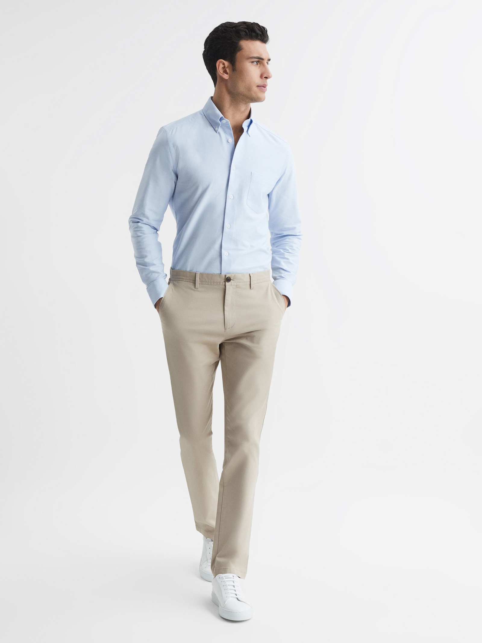 REISS PITCH SLIM FIT WASHED CHINOS » Chino Pants for Men: Style Tips & Outfit Ideas REISS PITCH SLIM FIT WASHED CHINOS