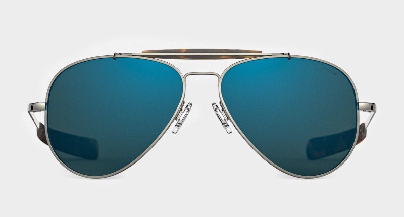 Randolph x Todd Snyder Sportsman 57 MM Aviator Sunglasses Gunmetal » Todd Snyder & Randolph Reunite for Sportsman Aviators Randolph x Todd Snyder Sportsman 57 MM Aviator Sunglasses Gunmetal