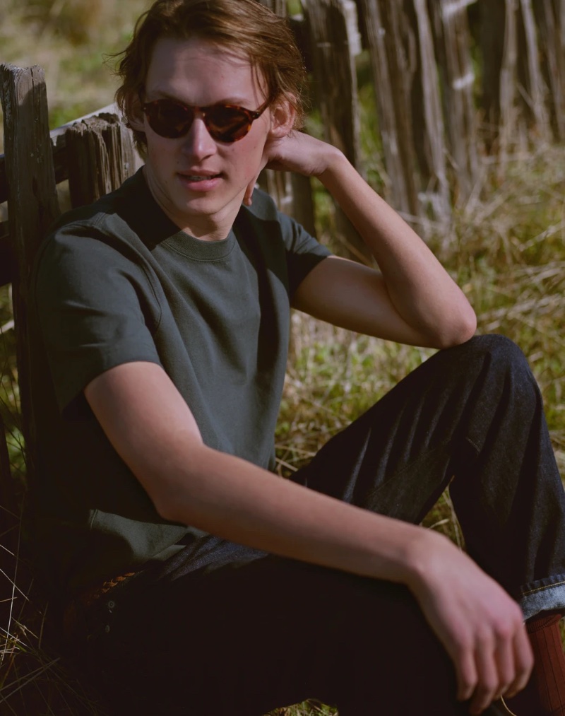 Samuel Wilken JCrew No Pocket Tee Straight Fit Jeans » J.Crew's Latest Arrivals: Nature's Sartorial Symphony Awaits Samuel Wilken JCrew No Pocket Tee Straight Fit Jeans