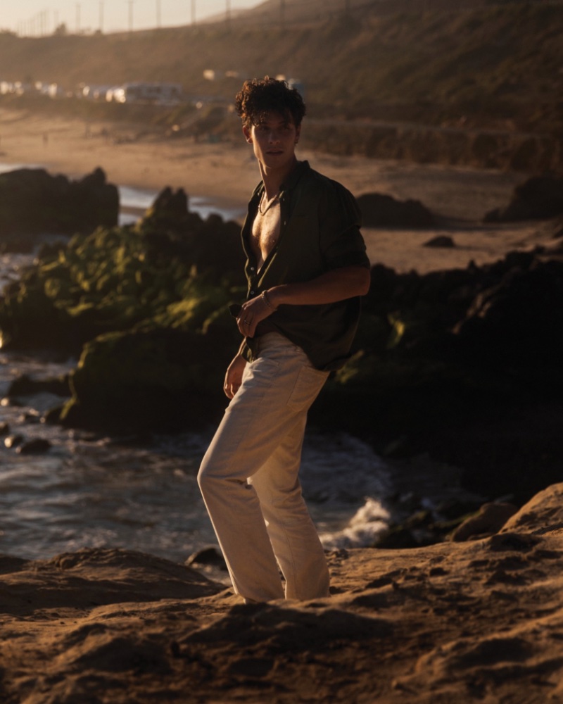 Shawn Mendes David Yurman Beach Picture