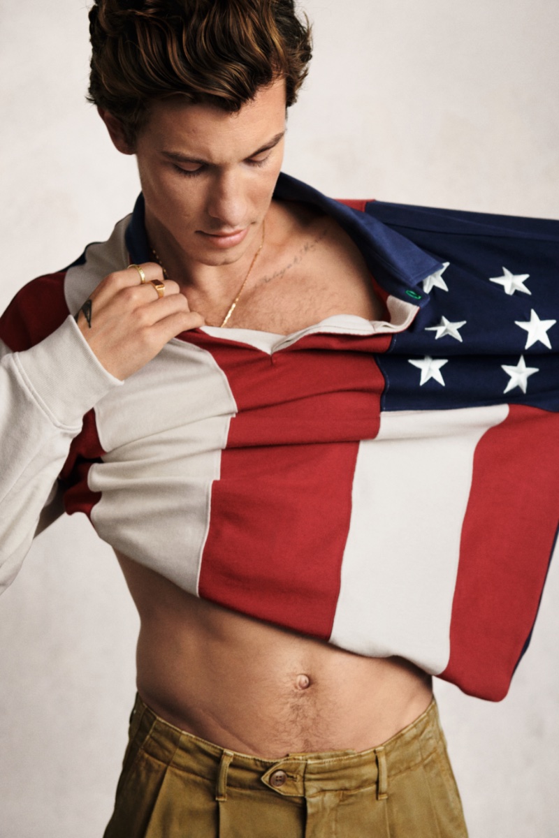 Shawn Mendes Tommy Hilfiger Classics Reborn Spring 2023 Campaign American Flag Rugby » Tommy Hilfiger x Shawn Mendes Return: The Classics Reborn Shawn Mendes Tommy Hilfiger Classics Reborn Spring 2023 Campaign American Flag Rugby