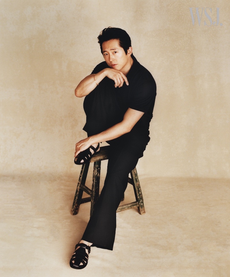 Steven Yeun Photoshoot 2023 WSJ Magazine All Black Outfit » Steven Yeun Covers WSJ. Magazine, Talks About His Netflix Series Beef Steven Yeun Photoshoot 2023 WSJ Magazine All Black Outfit