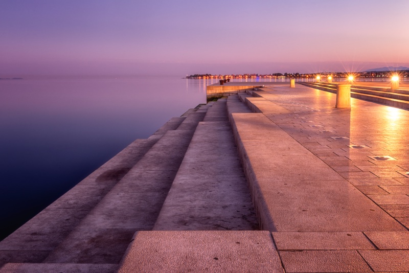 Sunset at the Sea Organ Zadar Croatia Sunset at the Sea Organ Zadar Croatia