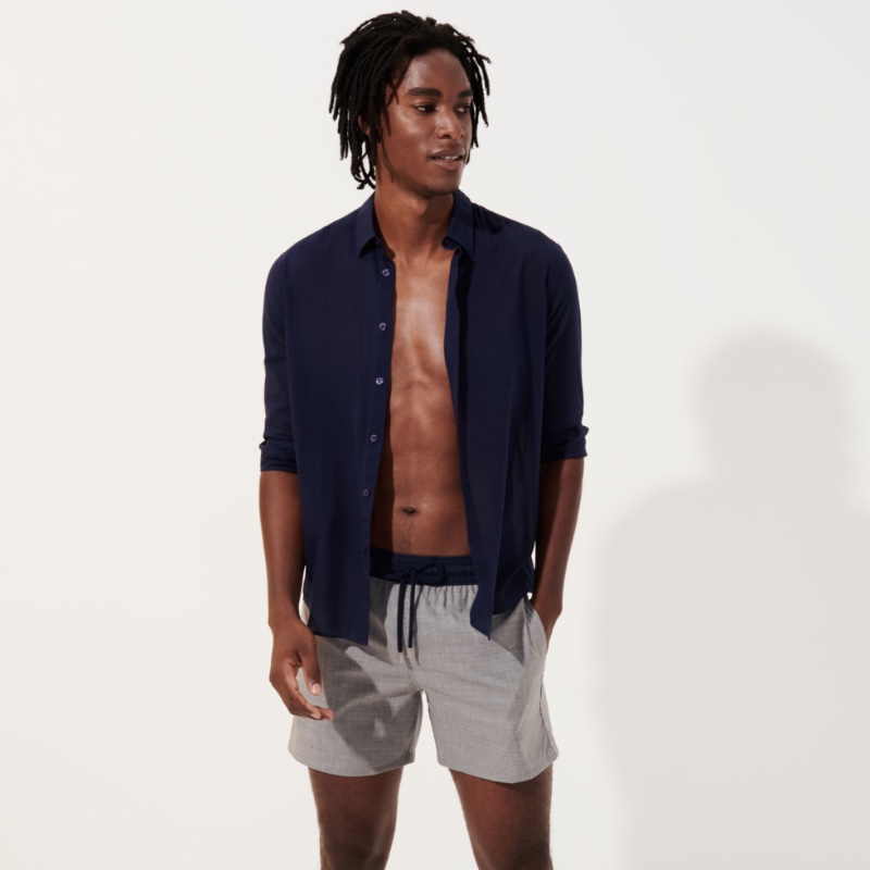 Vilebrequin x The Woolmark Company Men Woolen Swim Trunks Super 120s » Vilebrequin & The Woolmark Company Take Swimwear to New Heights Vilebrequin x The Woolmark Company Men Woolen Swim Trunks Super 120s