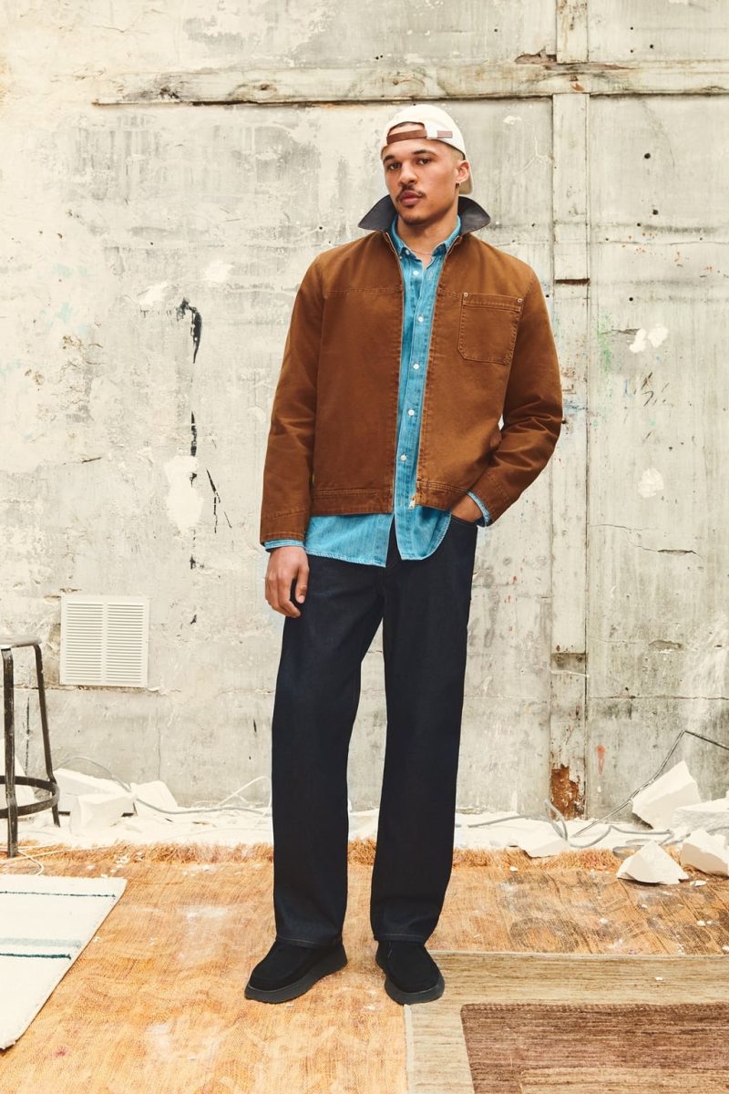 Zara Man Contrasting Collar Jacket » Zara's Workwear: From Classic to Contemporary Zara Man Contrasting Collar Jacket