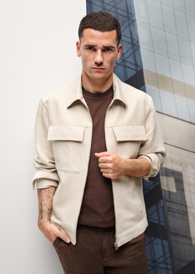 Antoine Griezmann Mango Man Spring Summer 2023 Campaign 009