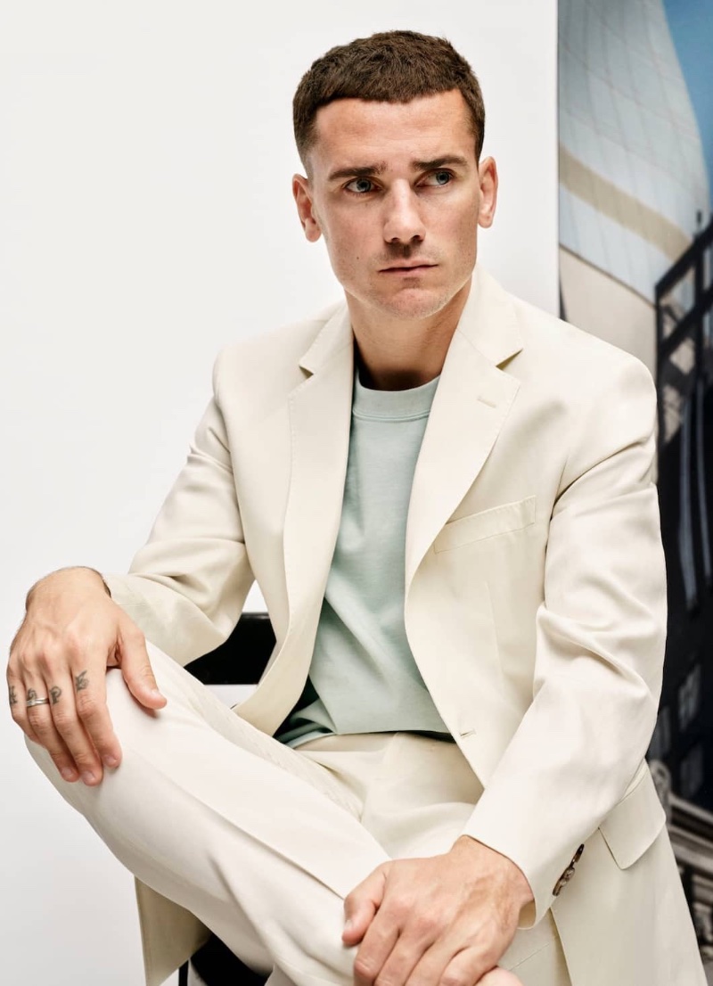 Antoine Griezmann Mango Man Spring Summer 2023 Campaign 012