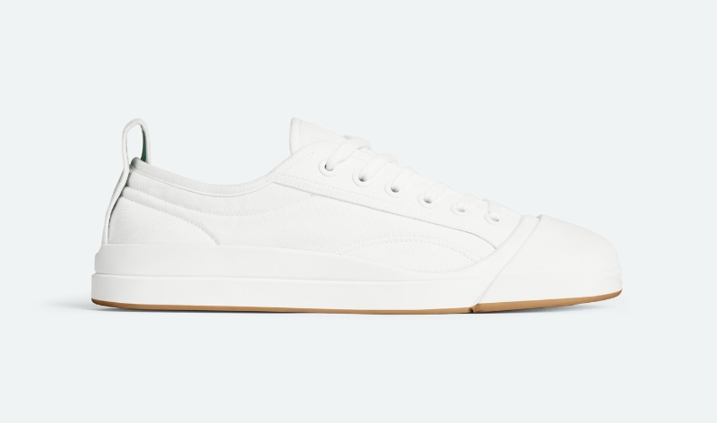 Bottega Veneta Optic White Sneakers » RM's Stylish Debut as Bottega Veneta's Brand Ambassador Bottega Veneta Optic White Sneakers