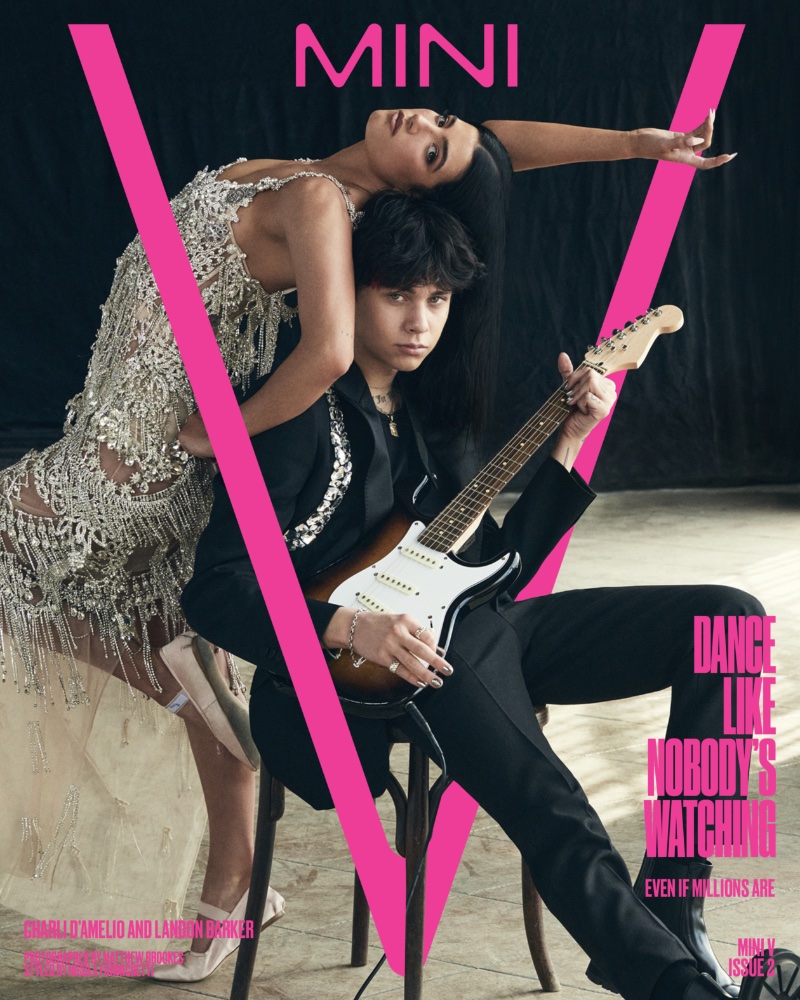 Couple Charli D'Amelio and Landon Barker cover MINI V's second issue. Barker wears a look from Alexander McQueen. » Landon Barker & Charli D'Amelio Cover MINI V Couple Charli D'Amelio and Landon Barker cover MINI V's second issue. Barker wears a look from Alexander McQueen.