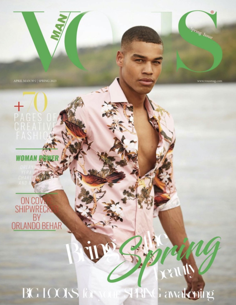 » Style & Sand: Damian Baugh Hits the Beach for Vous Man Damian Baugh 2023 Vous 001