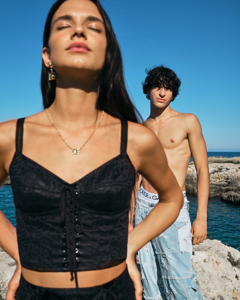 Dolce & Gabbana  Re-Edition spring-summer 2023 underwear campaign.