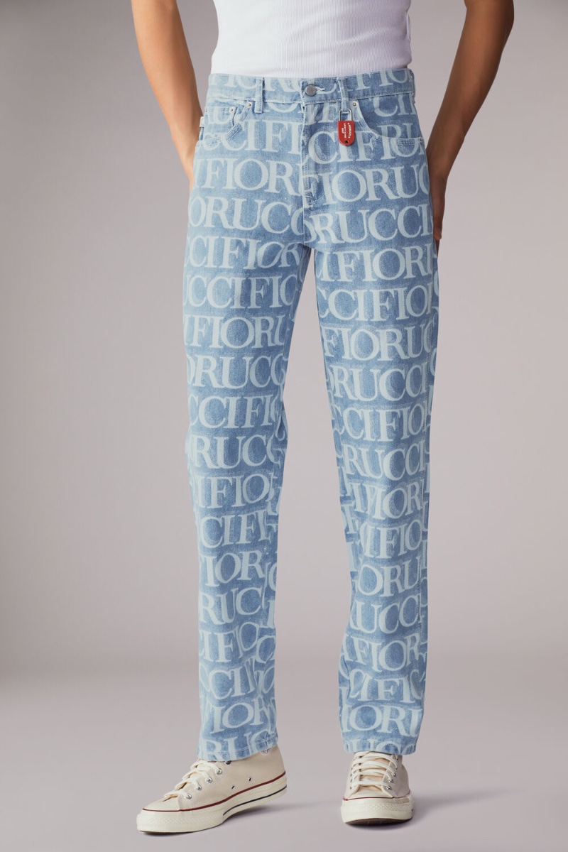 Fiorucci Laser Monogram Jeans Blue » Troye Sivan Rocks Fiorucci's Monogram Denim Fiorucci Laser Monogram Jeans Blue