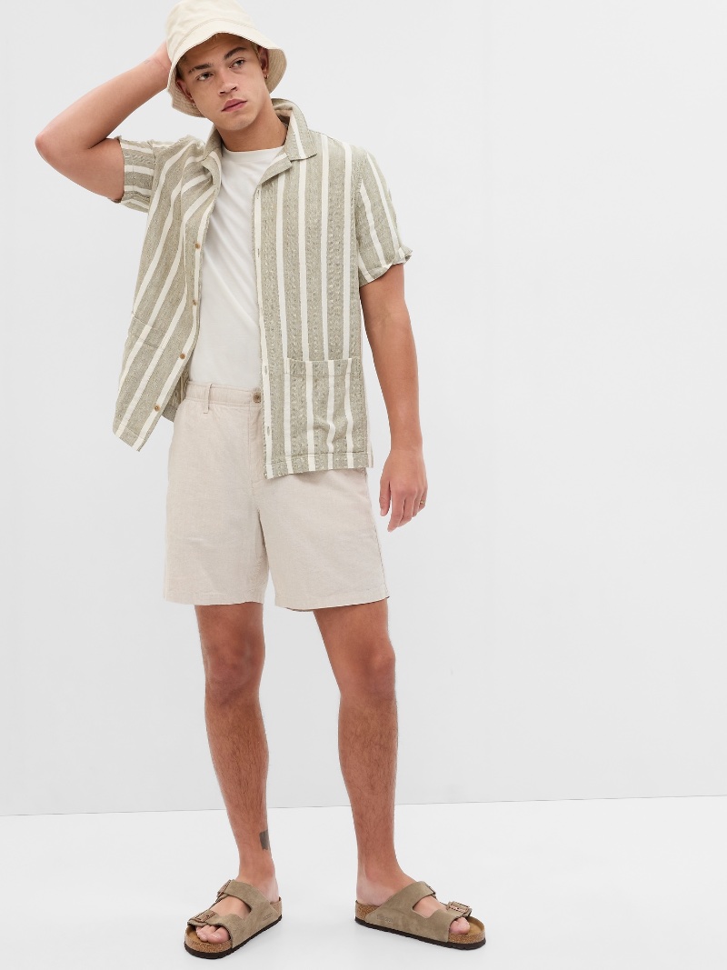 Gap Linen-Cotton Cabana Shirt