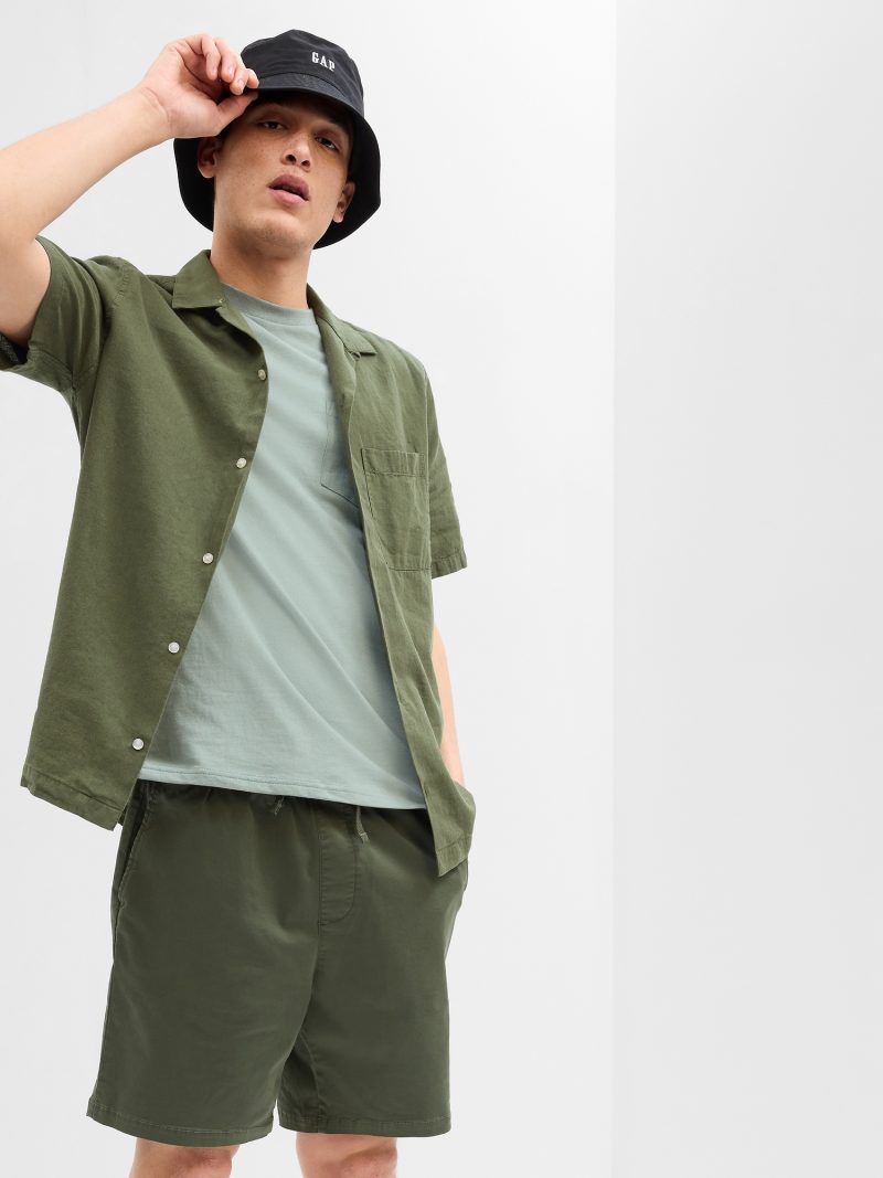 Gap Linen-Cotton Vacay Shirt » Gap Champions Linen Men's Style for Effortless Summer Gap Linen-Cotton Vacay Shirt