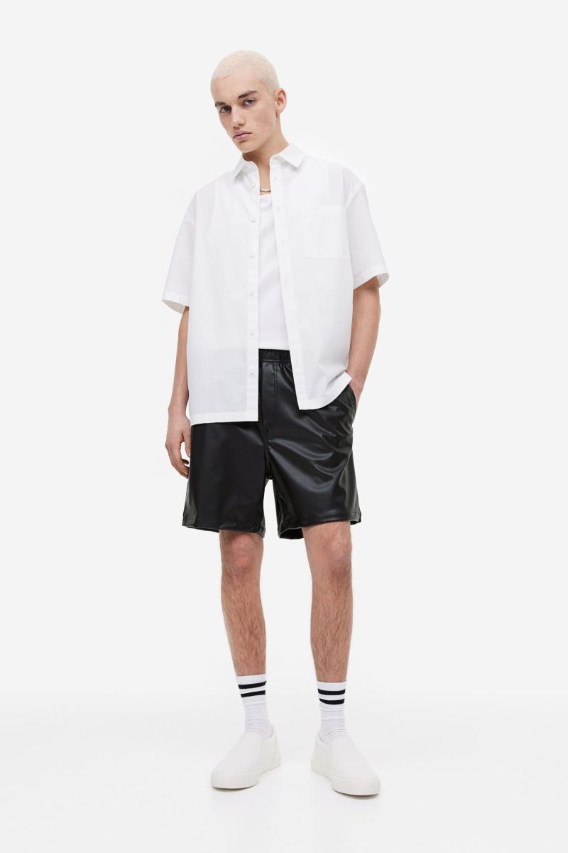 H&M Relaxed Fit Shorts with a Sheen